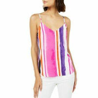 Bar III Women's Sleeveless Printed V-neck Tank Medium - iMart Shop