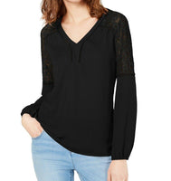 INC Intense Black Blouse Large - iMart Shop